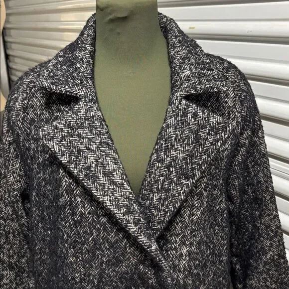 Emin & Paul Shoreditch Wool Alpaca Double Breasted Coat S - Picture 2 of 11